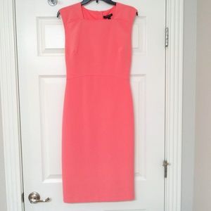 Banana Republic Coral / Salmon Dress Fitted